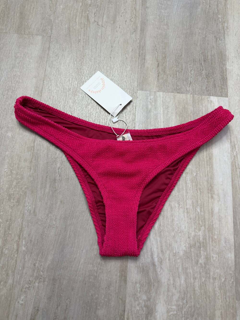 NEW Dippin Daisys Nocturnal Cheeky Bikini Bottom Size Large